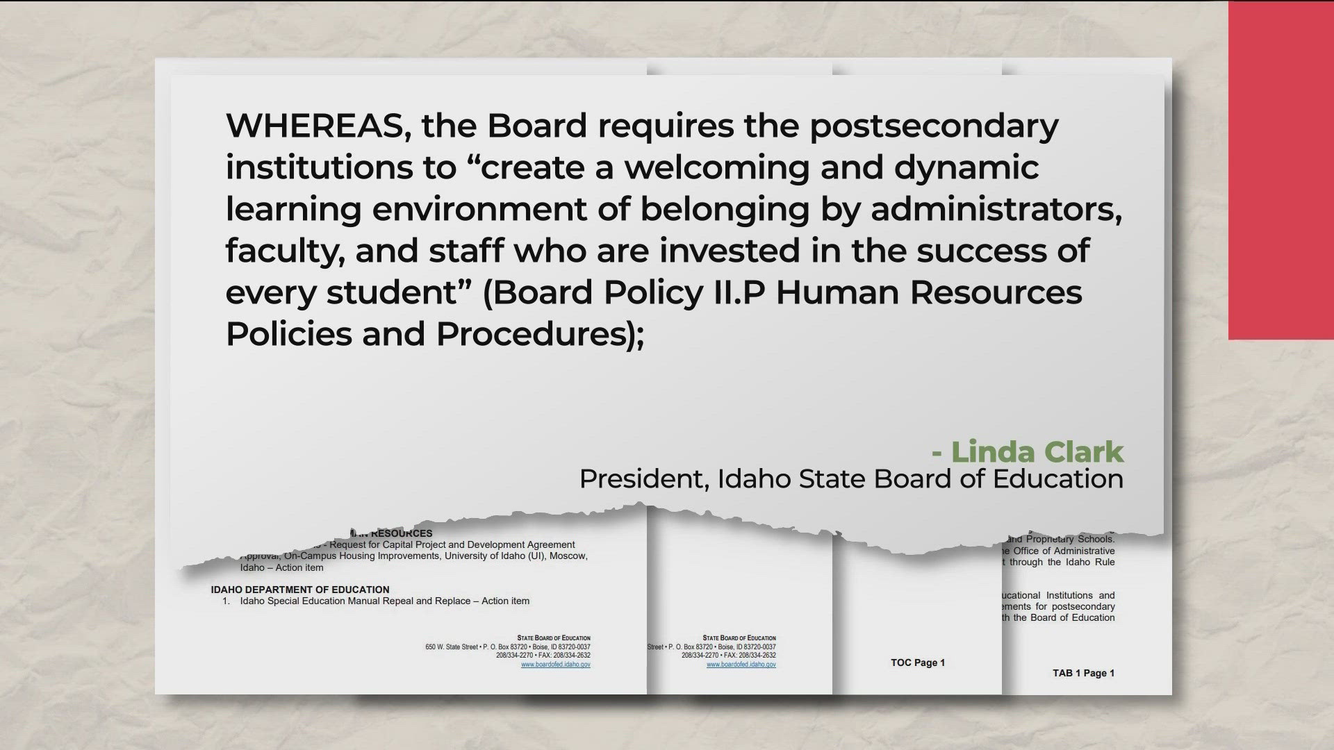 The Idaho State Board of Education is drafting a resolution to limit diversity, equity, and inclusion (DEI) programs at state colleges.