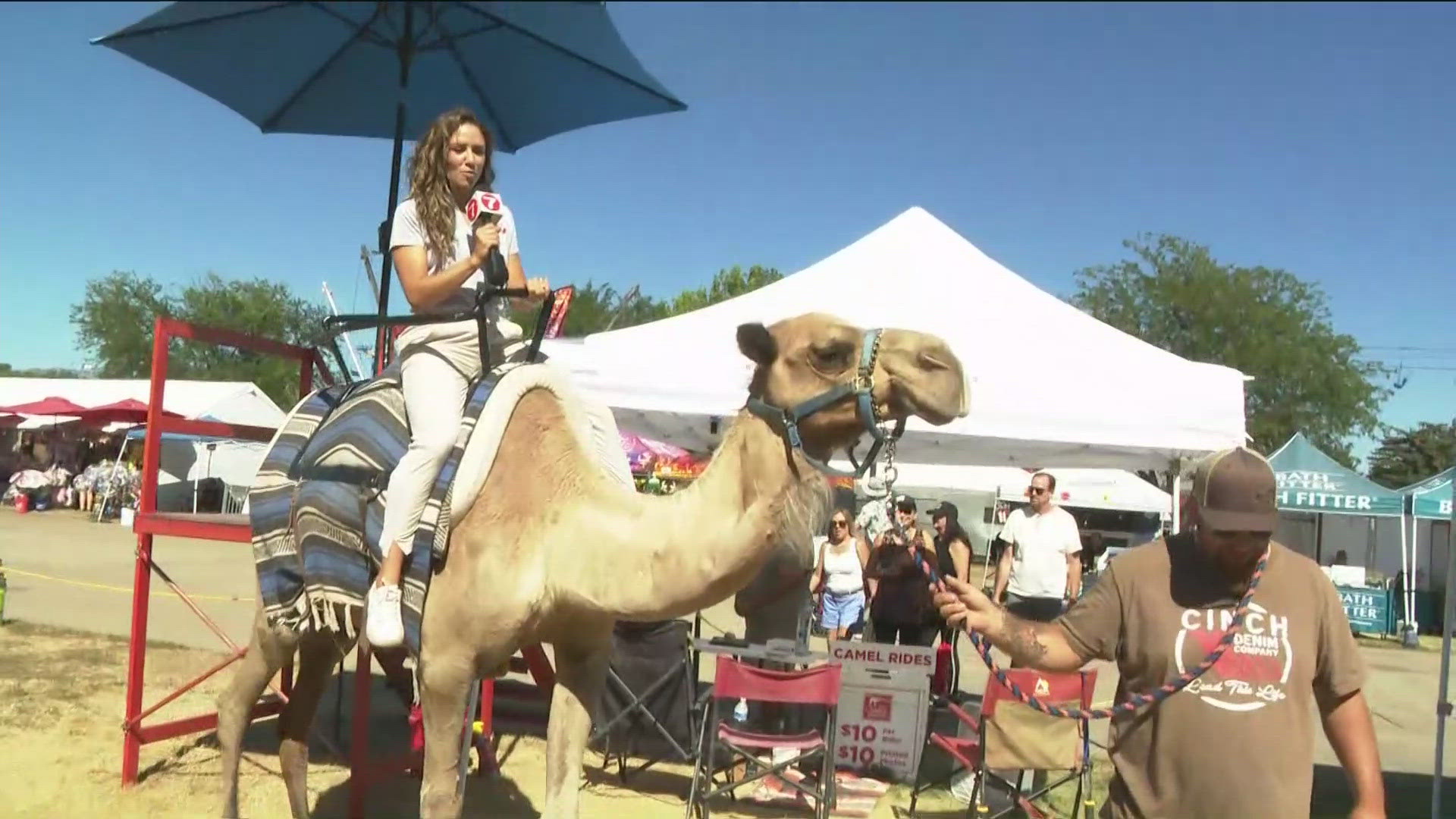 People who have always dreamed of riding a camel have an opportunity at the Western Idaho Fair. 