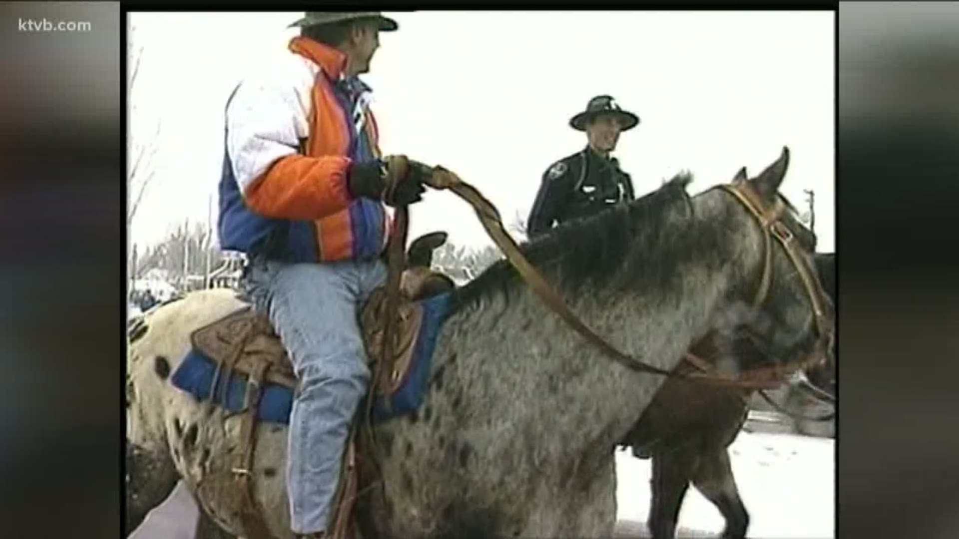 Allen vowed he would ride down Broadway Avenue on a horse if 20,000 fans showed up for the Broncos game vs. Marshall.