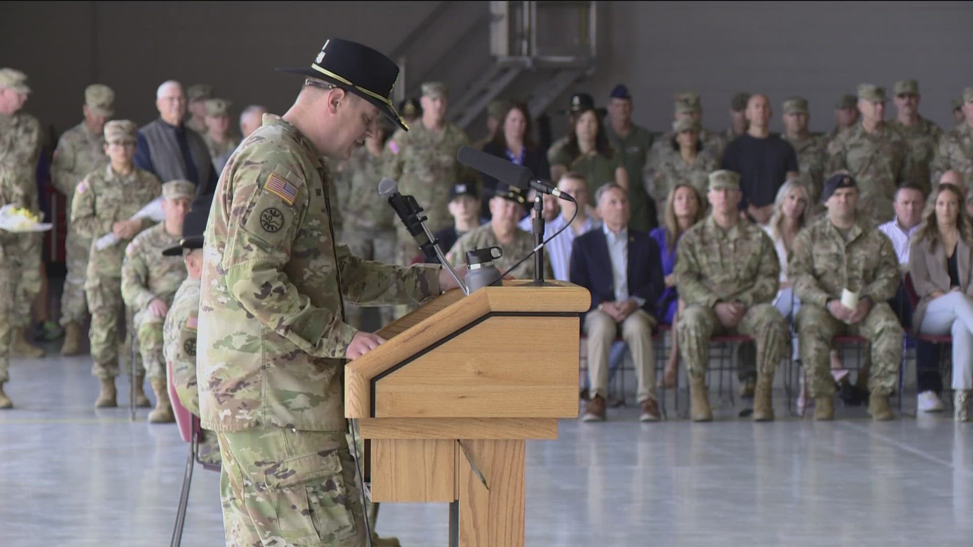 Boise's Gowen Field had a Change of Command Friday, highlighting the transfer between outbound commander Col. Eric Orcutt and inbound commander Col. Jason Garcida.