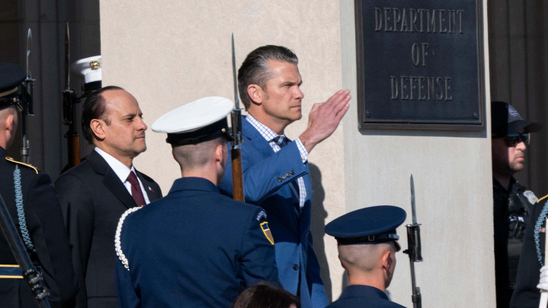Defense Secretary Pete Hegseth announced Friday that a military facility would be coming to the Mountain Home Air Force Base as part of an agreement with Qatar.