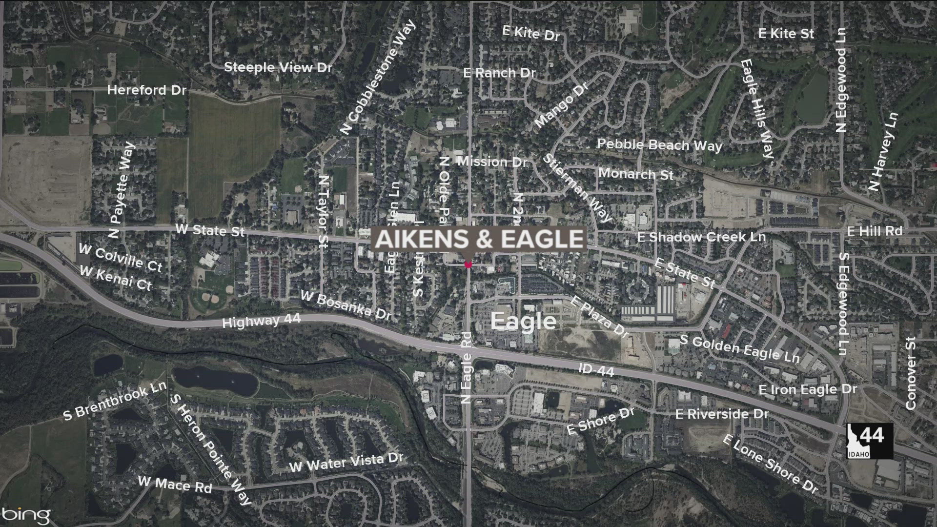 Eagle Road will be closed near the intersection of Aikens and Eagle. The closure will go from Monday, Aug. 19 to Sunday, Aug. 25.