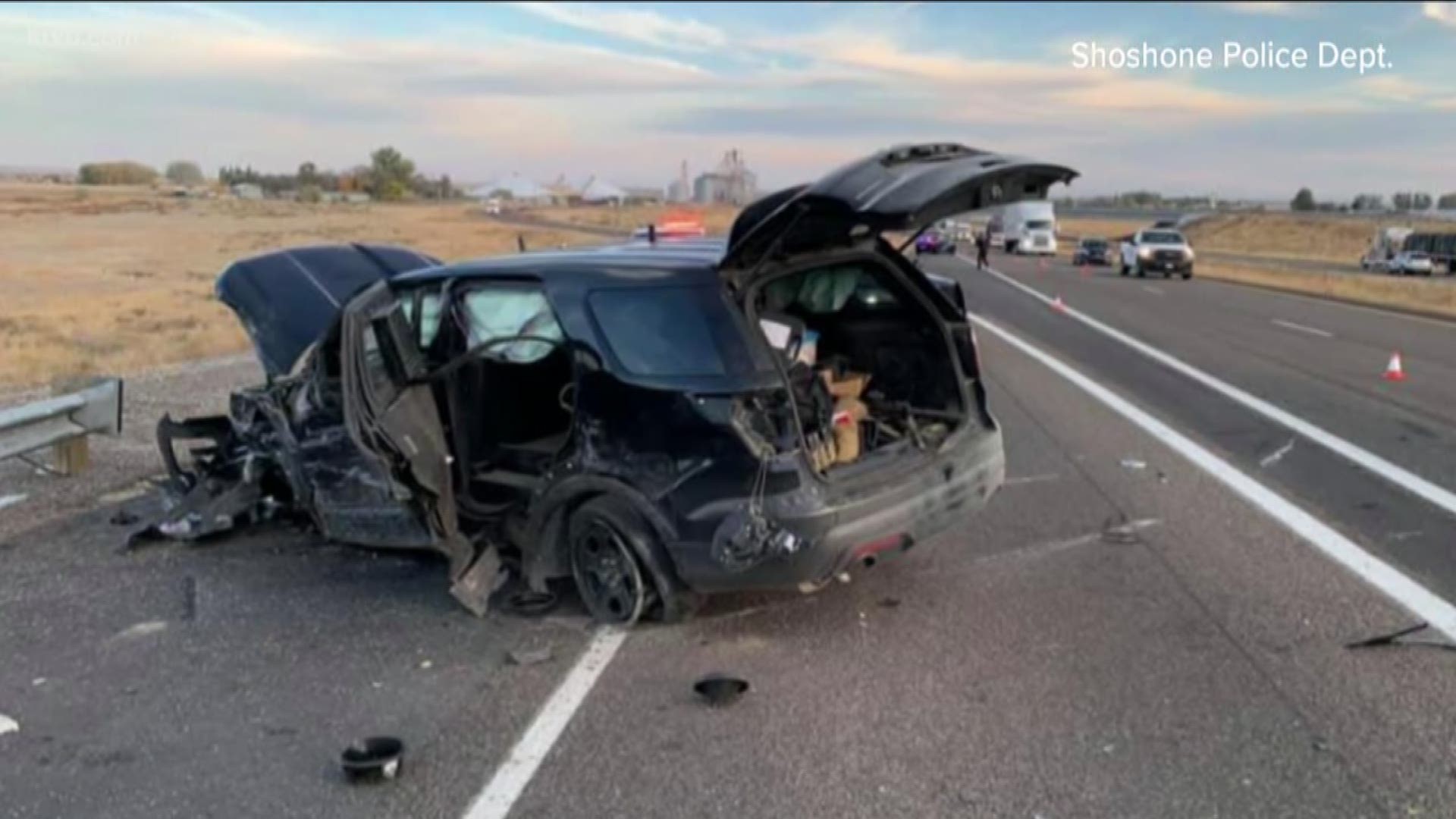 Officers from the Shoshone Police Department were training in Hagerman this week when they unexpectedly became part of two high-speed chases and crashes.