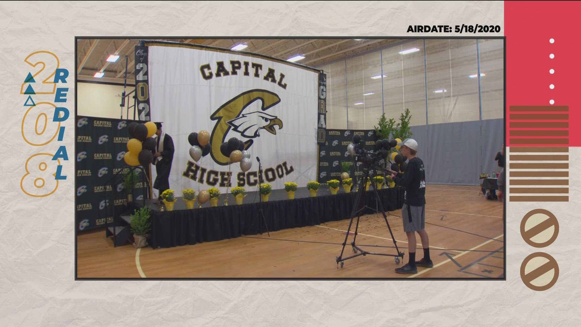 Officials with Capitol High School held a non-traditional commencement to celebrate the class of 2020.