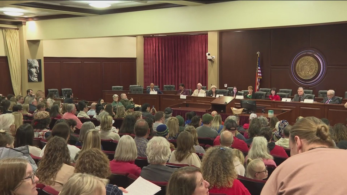 Hundreds of Idahoans speak out against Medicaid cuts at the statehouse Wednesday night