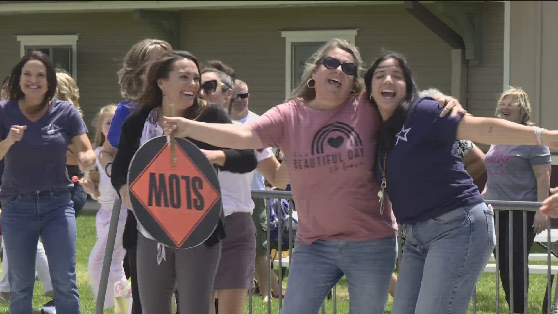 North Star Public Charter School students and staff celebrated the last day of school in style on Friday with a dance party and bus send-off.