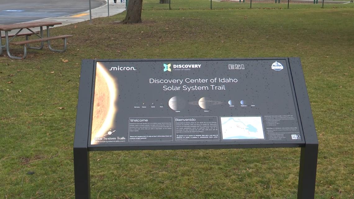 New display solar system display debuts at Julia Davis Park in Boise