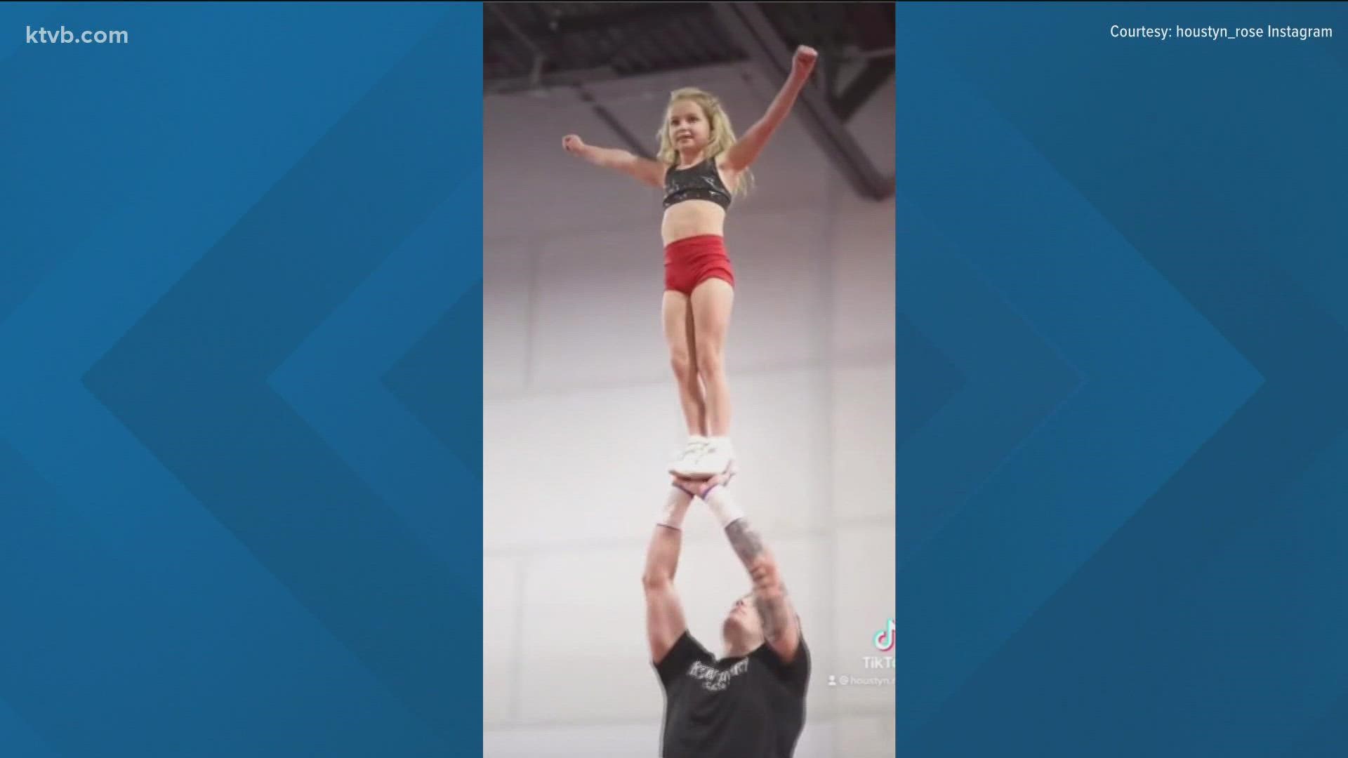 Rose is already performing professional-level stunts with Weber State, the No. 1 cheer team in the U.S. She will learn her America's Got Talent fate next month.