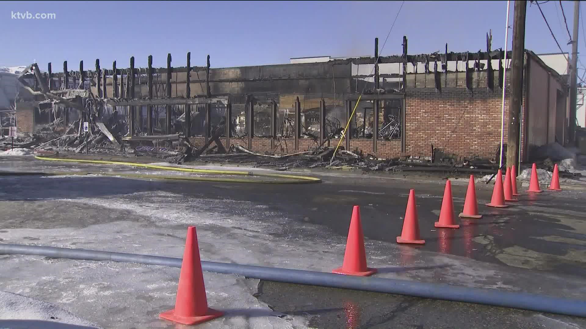 An investigation is underway into what caused the fire at Watkins Pharmacy in Cascade Tuesday morning. Owners Ben and Amber Watkins discussed the tragedy with KTVB.