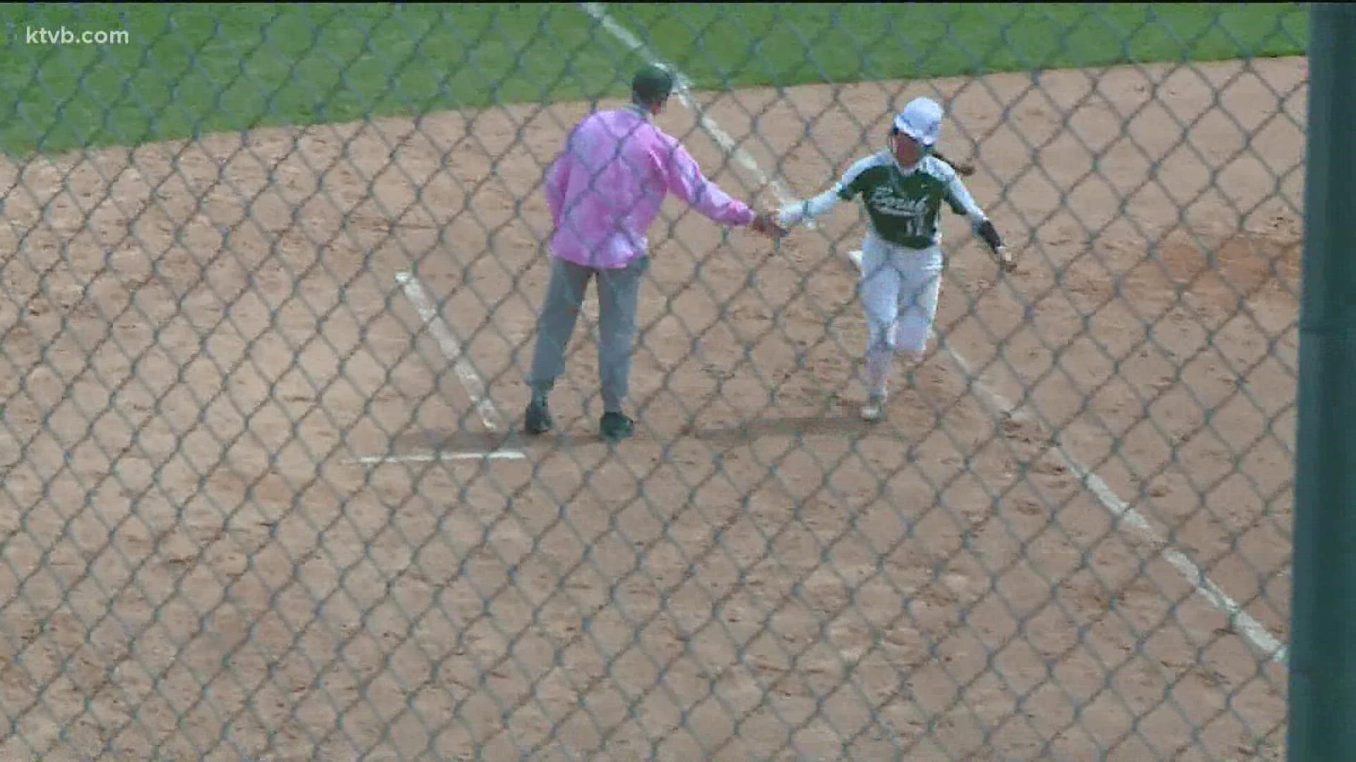 Borah defeated their cross-town rival 5-3 on Saturday at home to advance in the 5A Southern Idaho Conference softball district tournament.