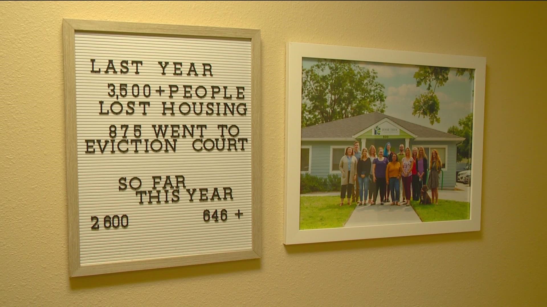Jesse Tree helps people facing eviction to stay in their home.