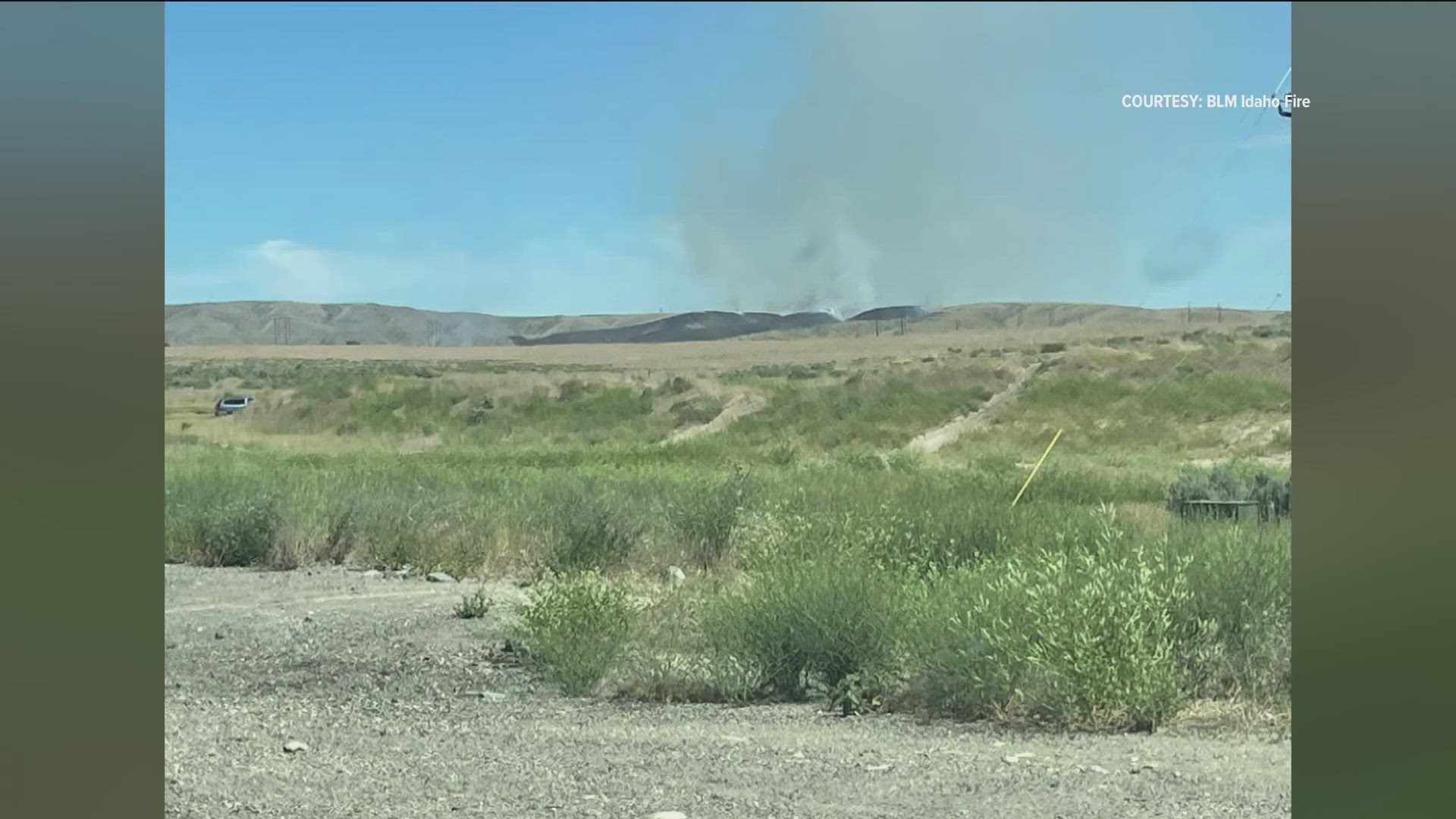 After an investigation, the sheriff's office said a teen launched a motor-style firework, which caused the fire in grass and brush.
