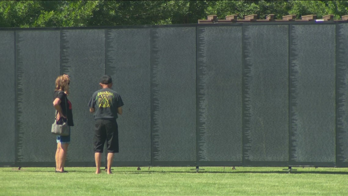 'The Wall That Heals' tour sets up in Meridian