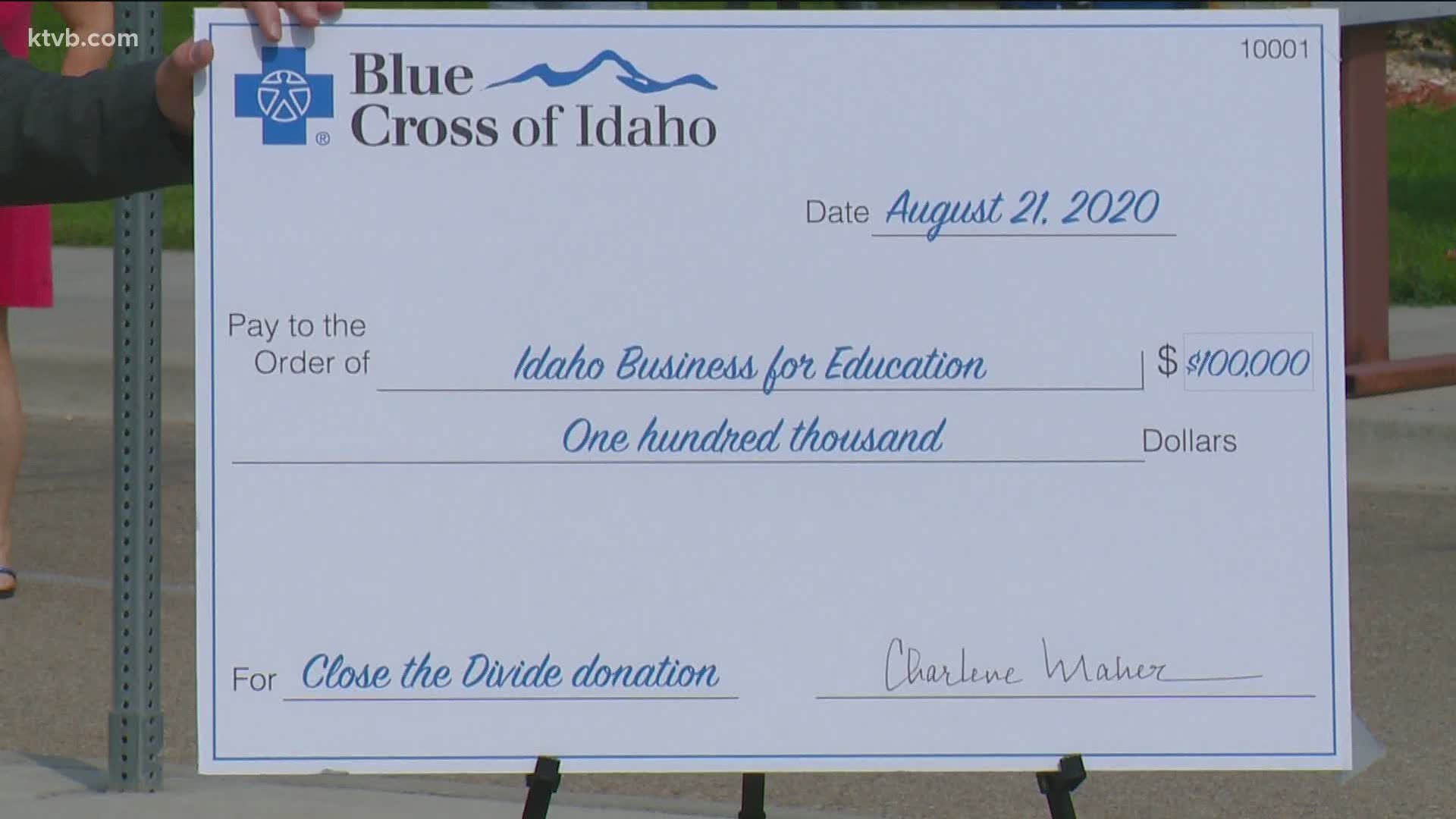 The money will be used to buy Idaho students laptops as they prepare for more remote learning to start the school year.