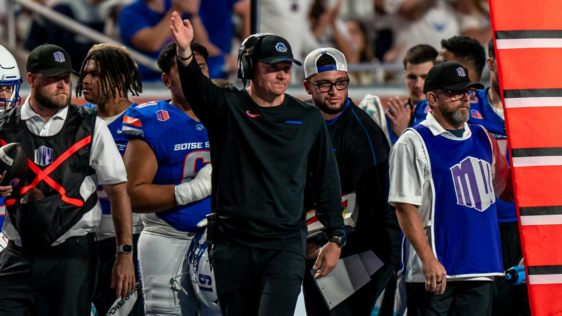 Watch live No. 25 Boise State vs. Washington State postgame press