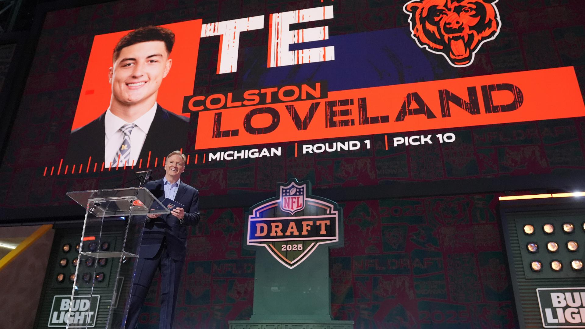 NFL Draft: Chicago Bears take Idaho native Colston Loveland with 10th ...