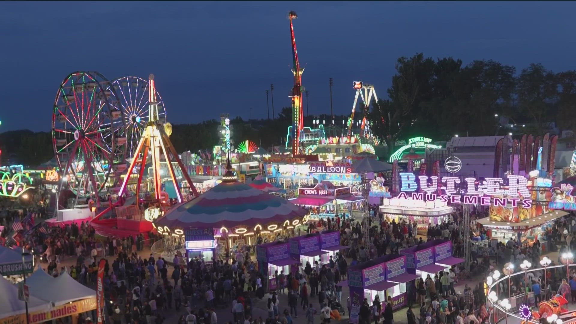 Don't be so lonesome you could cry, head down to the fair for the carnival, snacks, pig races and more. Last tickets sold by 7 p.m.