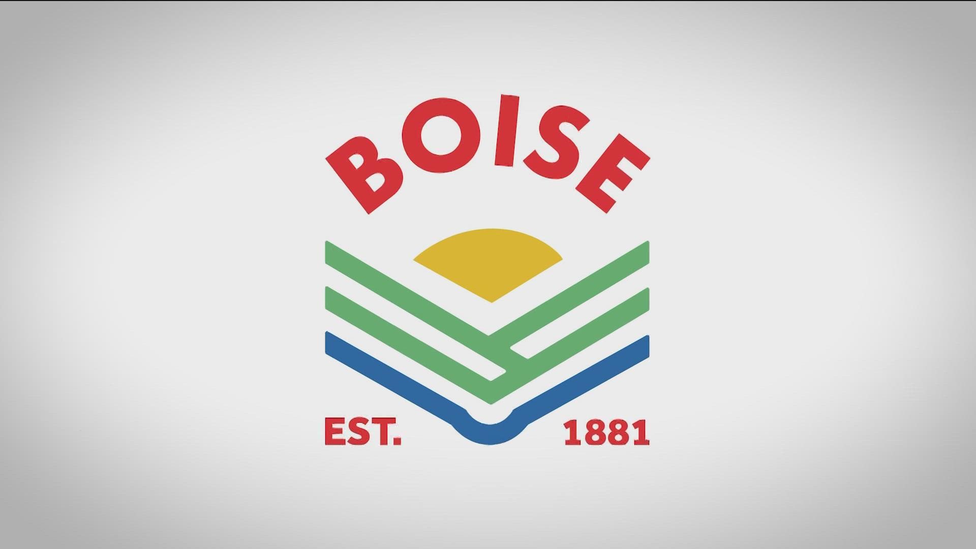 The new logo includes colors from Boise, Borah, Capital and Timberline high schools, with a design resembling a book and the sun over the Boise Foothills.