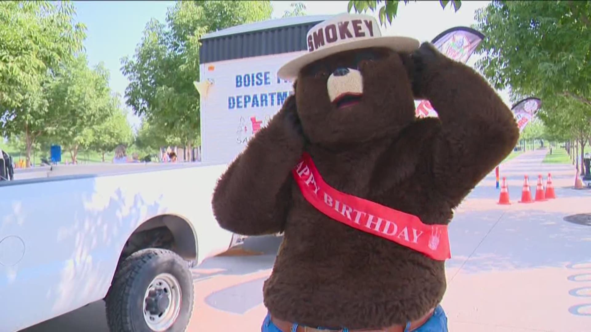A celebration for the 74th Birthday of Smokey Bear at Leiner Park in Meridian