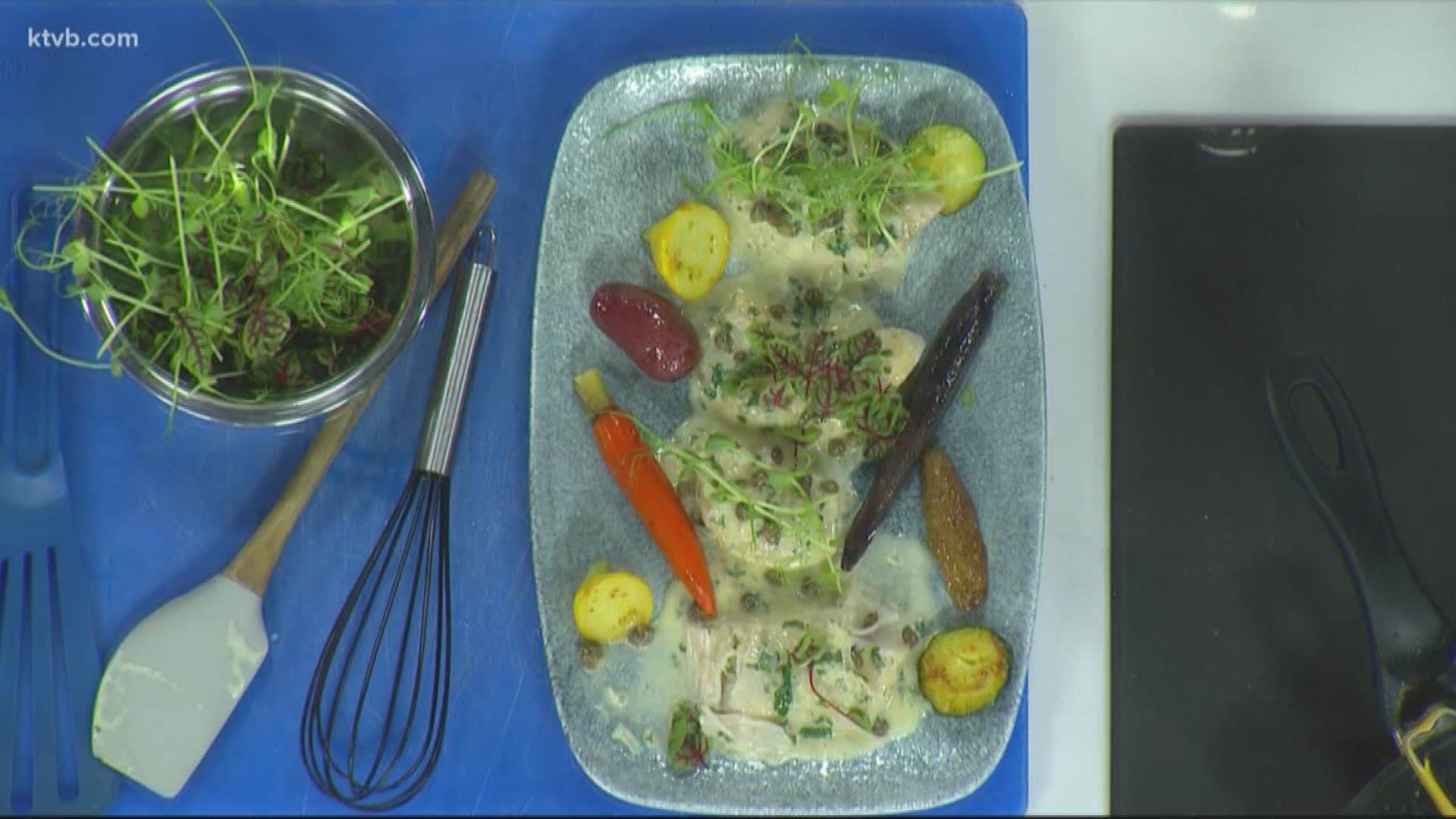 Chef Fanck joins Tami Tremblay and Jim Duthie in the KTVB Kitchen to show how to cook his delicious halibut cheek piccata. For the full recipe, visit KTVB.COM.