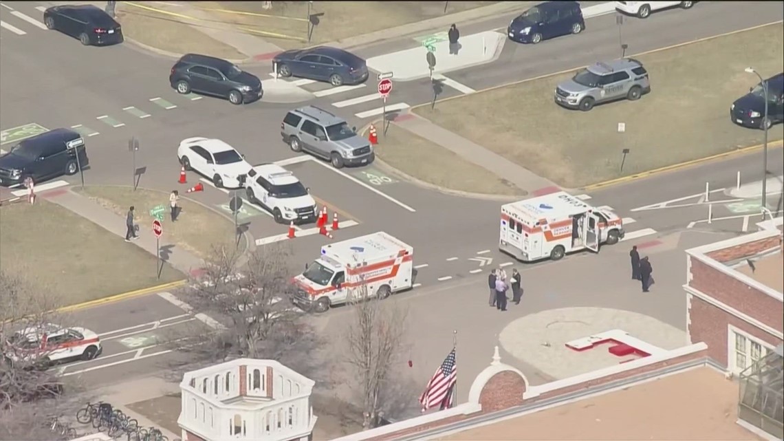 2 staff members hurt in shooting at Denver high school