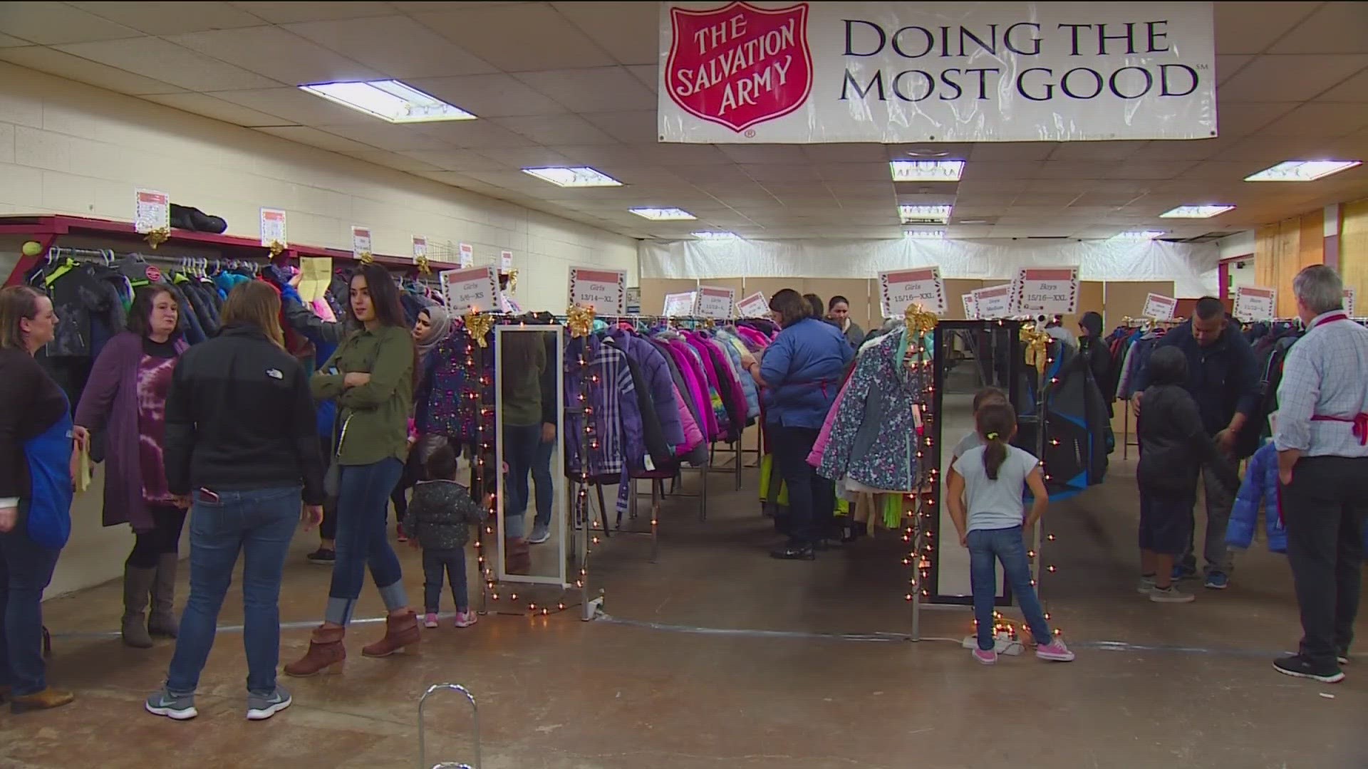 The Salvation Army partners with KTVB, CapEd Credit Union and Fred Meyer to gather winter coat donations for kids in need in our community.