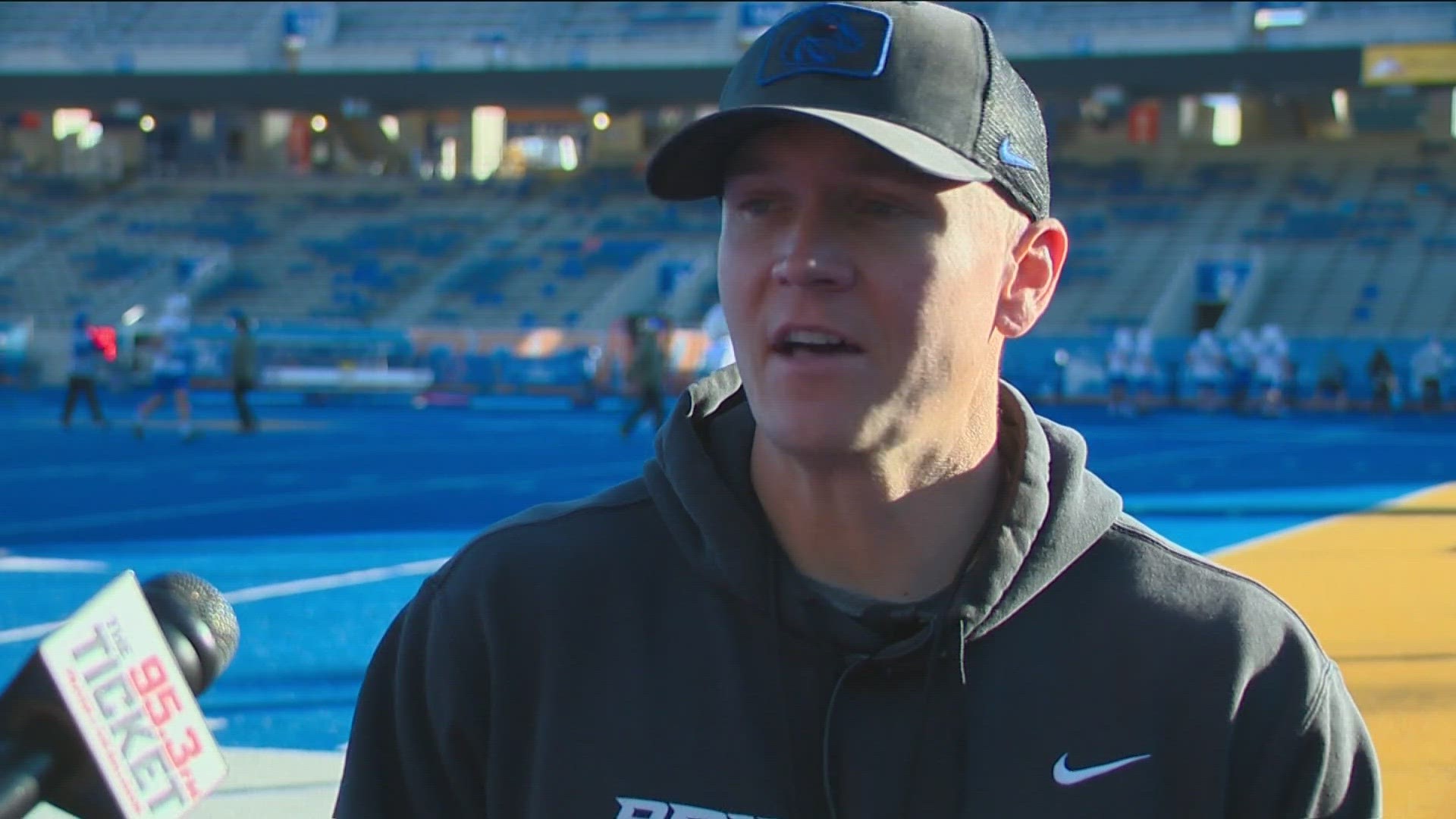 Boise State interim head coach Spencer Danielson caught up with the media Friday morning and discussed the Broncos' mission to finish the 2023 season in style.