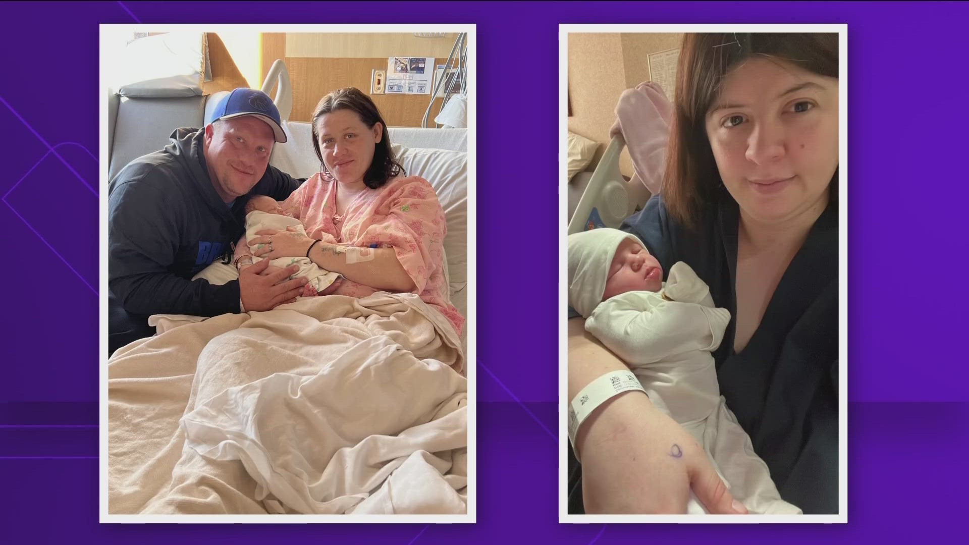 Both New Year babies are girls, and one was born in Boise and the other in Meridian at 12:32 a.m. at St. Luke Hospital.