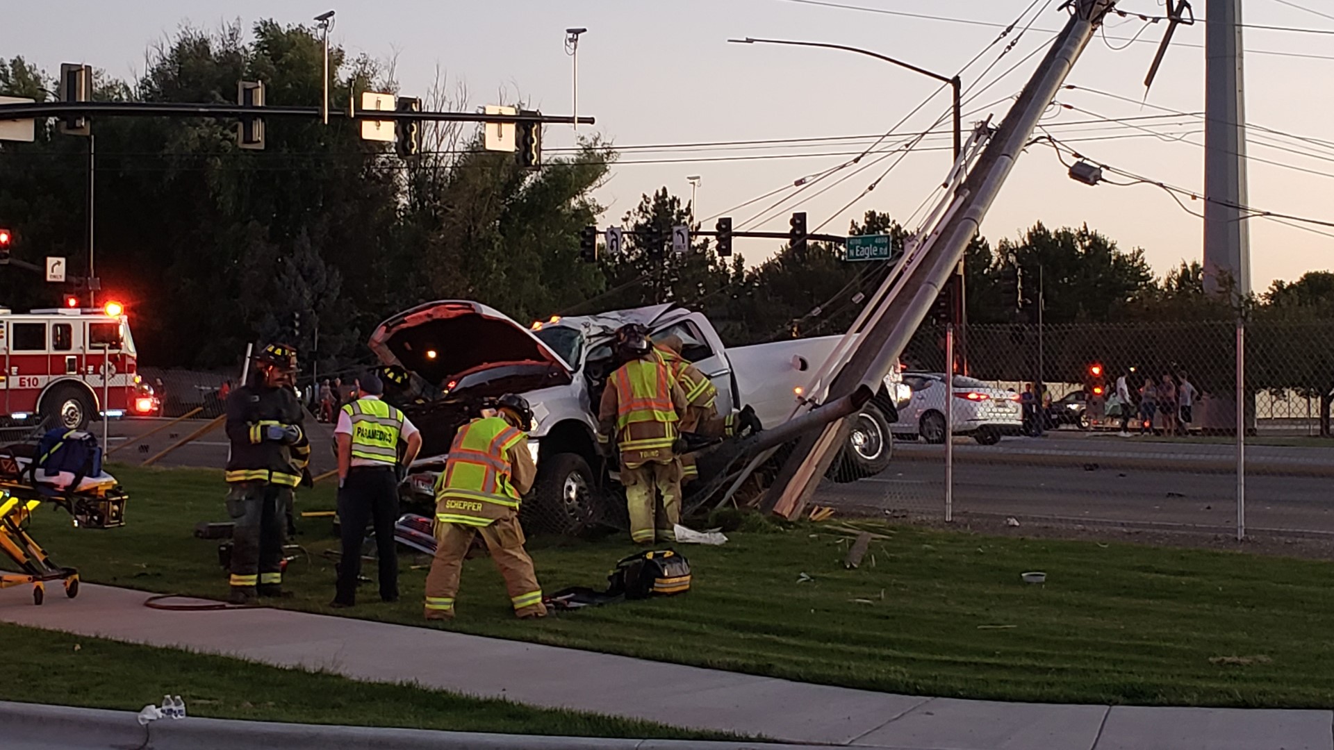 Power outage affected 3,200 people in Meridian following a car crash in