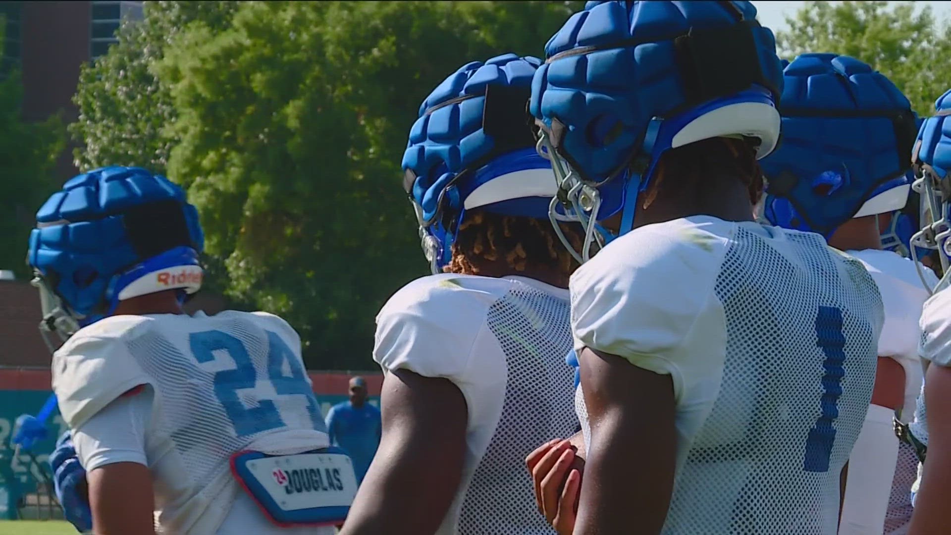 Boise State head coach Andy Avalos said George Holani and Ashton Jeanty are "two of the most competitive people that I've ever been around."