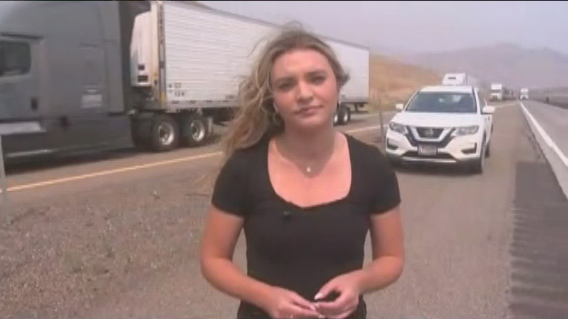 KTVB's Abby Wilt reports live from the Huntington, Oregon area, as the Durkee Fire continues to blaze. The fire is causing highway closures in eastern Oregon.