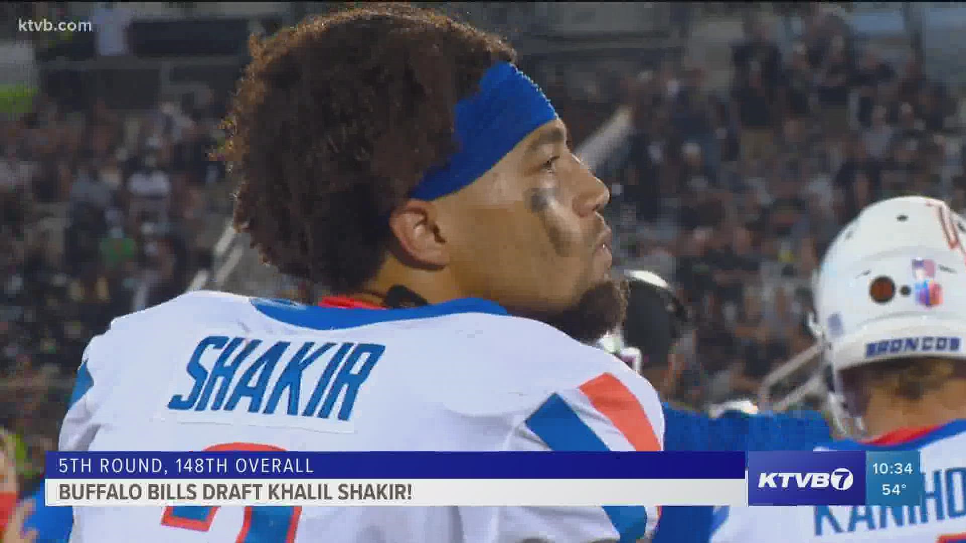 Former Boise State wide receiver Khalil Shakir drafted to Buffalo Bills