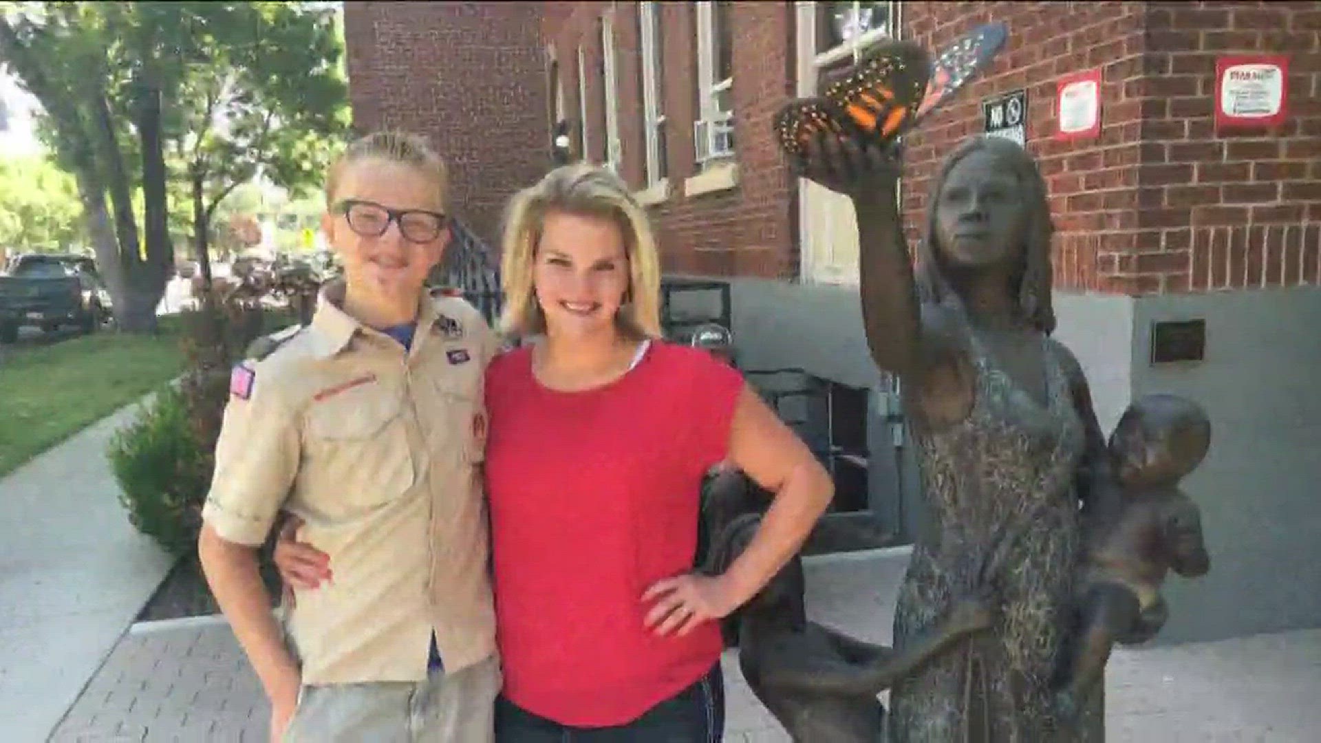 14 year old Tanner Stimpson came up with a unique way to earn his Eagle Scout rank, and the Women's and Children's Alliance is reaping the benefits from it.