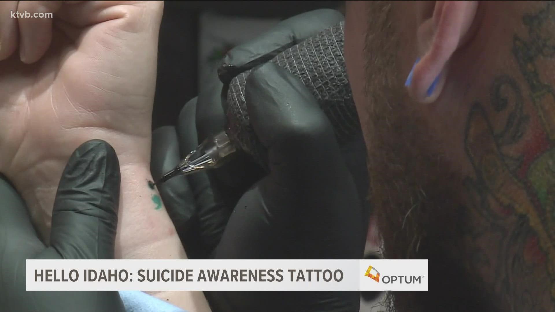 People all over the world are getting semicolon tattoos to draw attention  to mental health | The Independent | The Independent