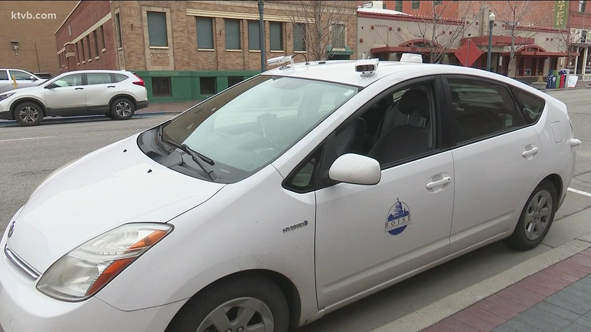 Camera car helps enforce parking in Boise.