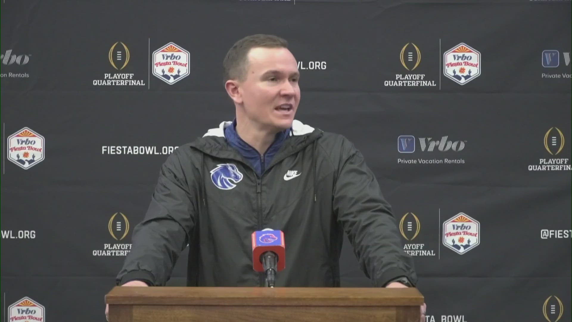 Boise State will return to the Fiesta Bowl, which they have played in three times, and won three times, including the thrilling 2007 game against Oklahoma.