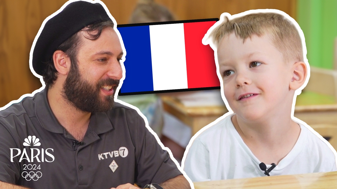 Kids teach reporter how to speak French | ktvb.com