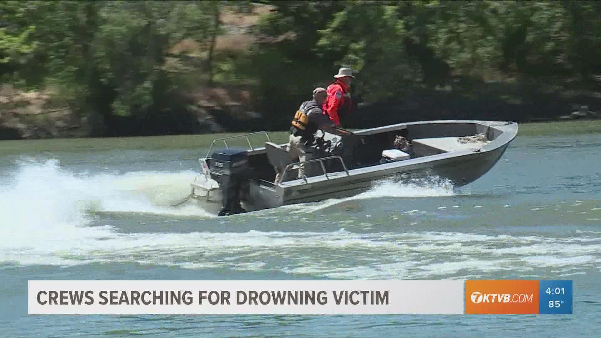 The Washington County Sheriff's Office says the drowning occurred Wednesday night about four miles from Weiser.