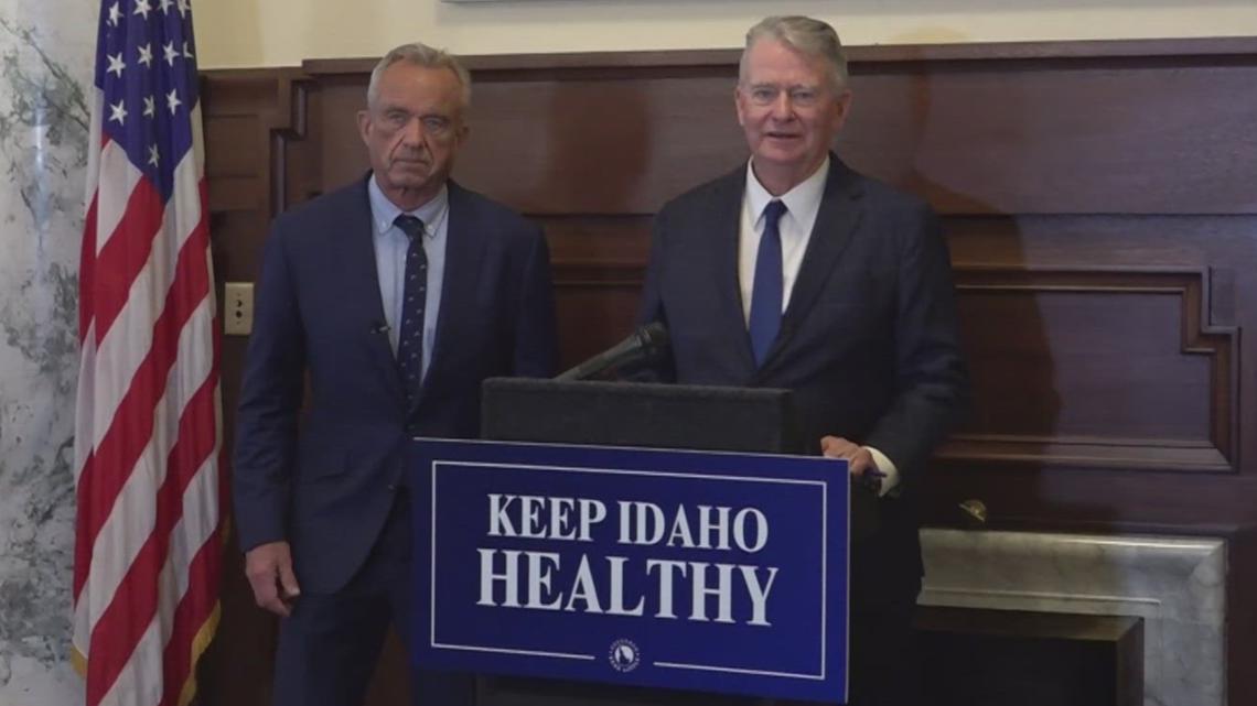 Idaho hosts RFK Jr. at the Capitol, protesters gather outside | ktvb.com