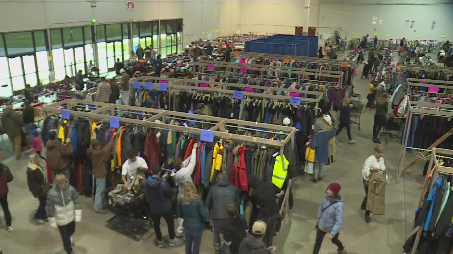 According to organizers, the inventory of more than 20,000 winter items makes this the largest ski swap in the northwest.