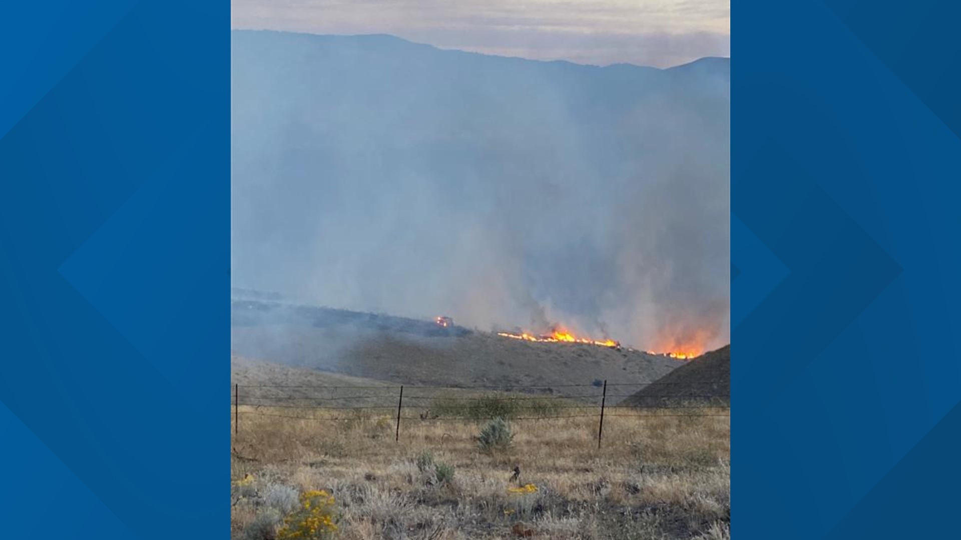 Bonneville Fire burns 148 acres near Lucky Peak Dam
