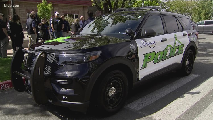 Meridian Police unveil new police car wrap