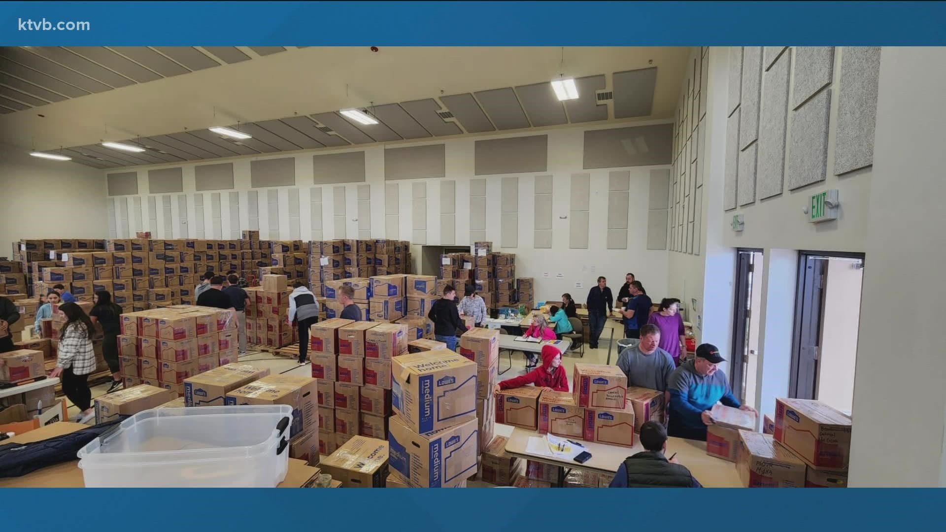 Full Gospel Slavic Church in Meridian partnered with Slavic churches throughout the treasure valley to bring donations to Ukrainians in need.