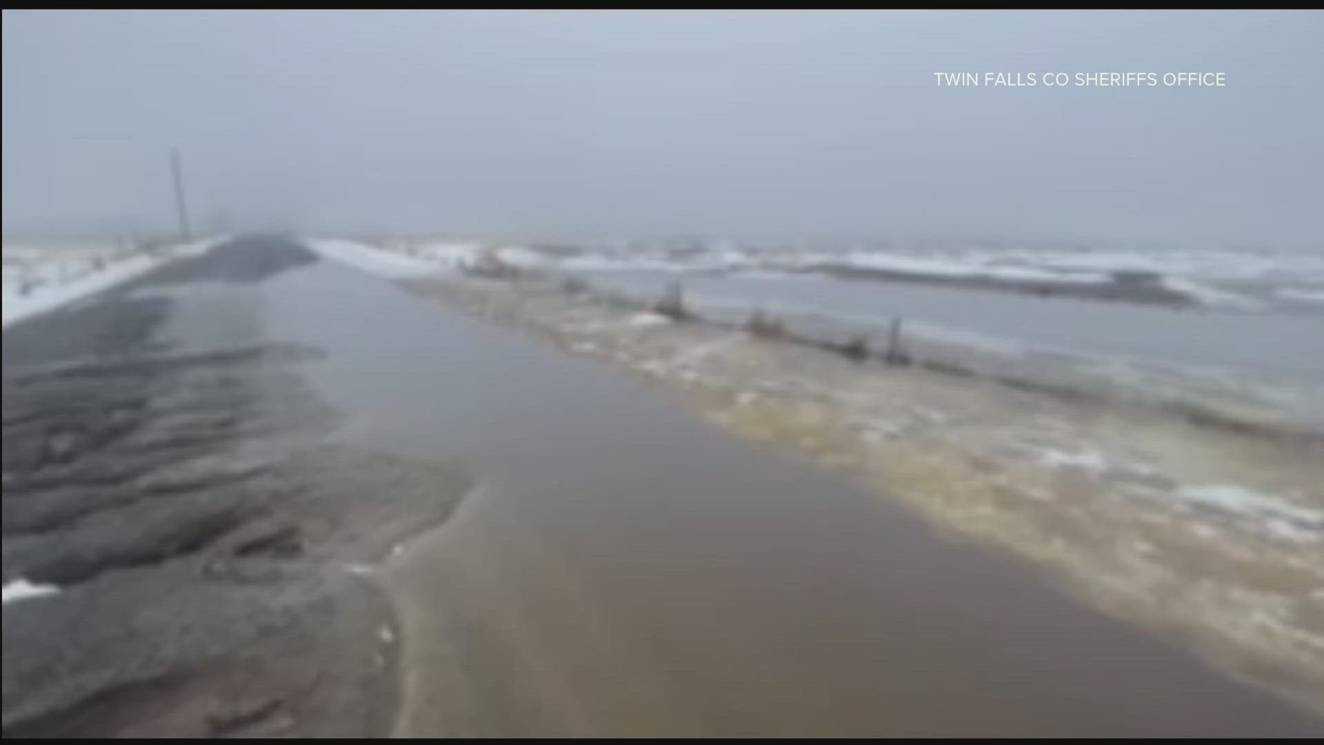 With prolonged standing water, the Twin Falls County Sheriff's Office said there is an increased risk of hydroplaning.