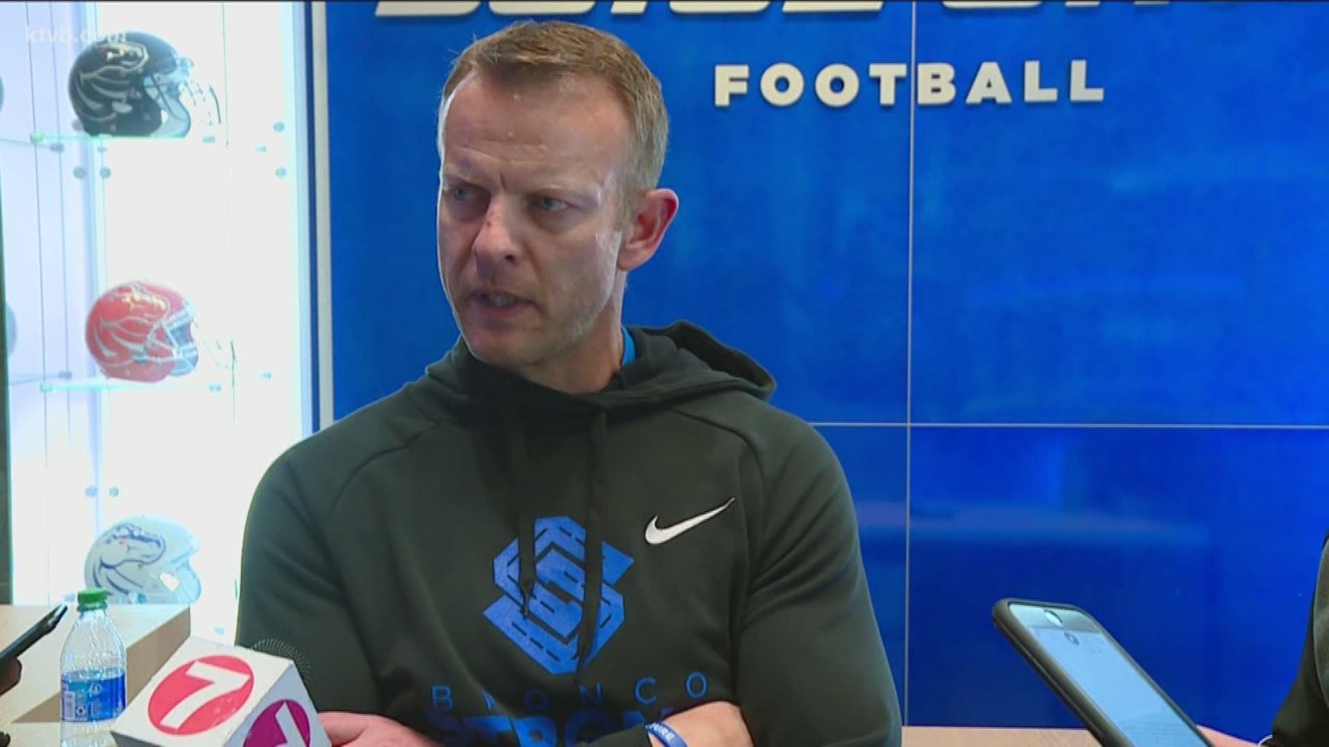 Coach Harsin says the university needs to be more proactive about keeping coordinators and assistant coaches in Boise by expanding the school's budget for coaches.