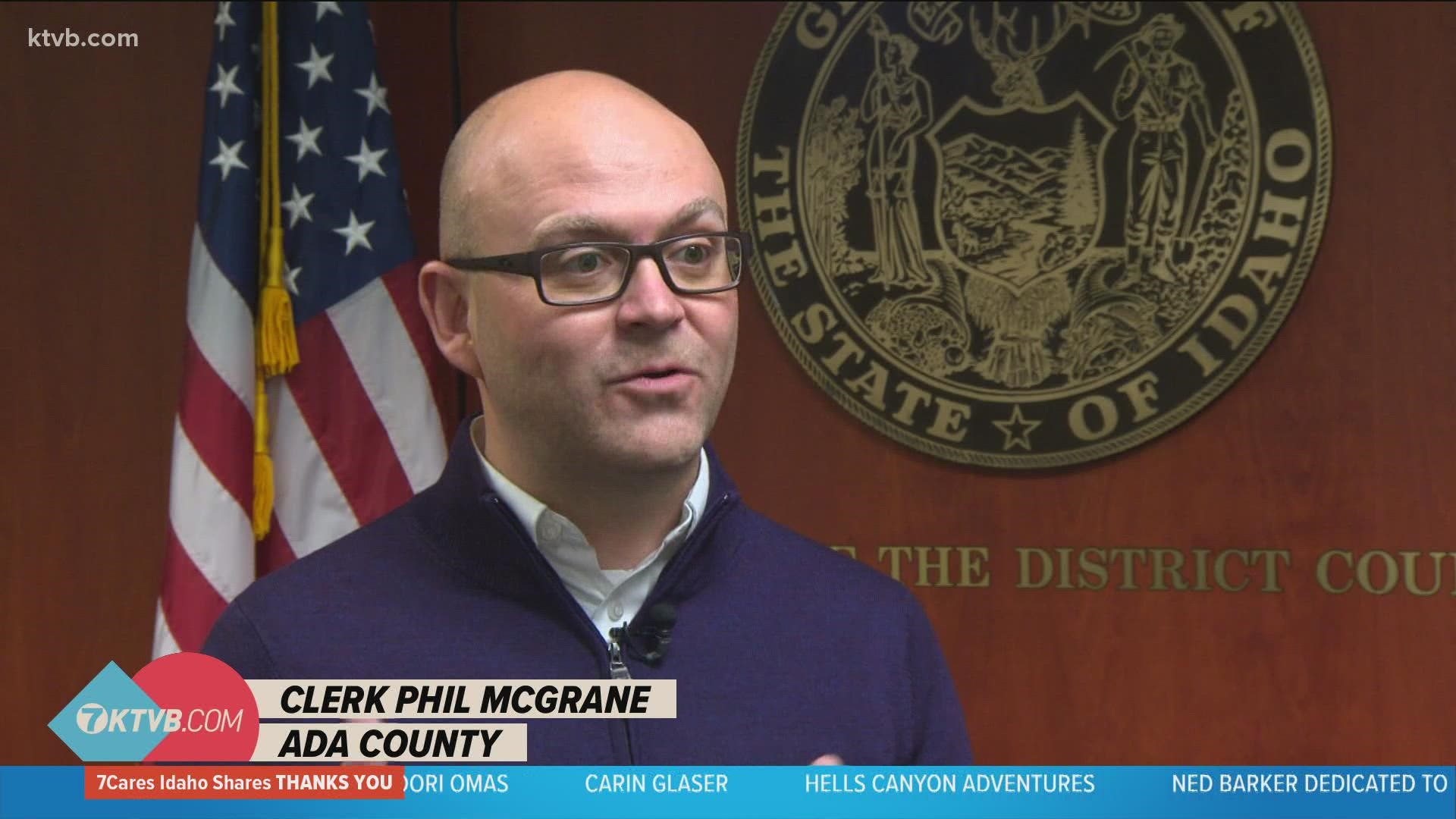 Clerk Phil McGrane says he first reported the ballot mistake to state officials weeks ago, and that the candidates are well aware of the issue and process.