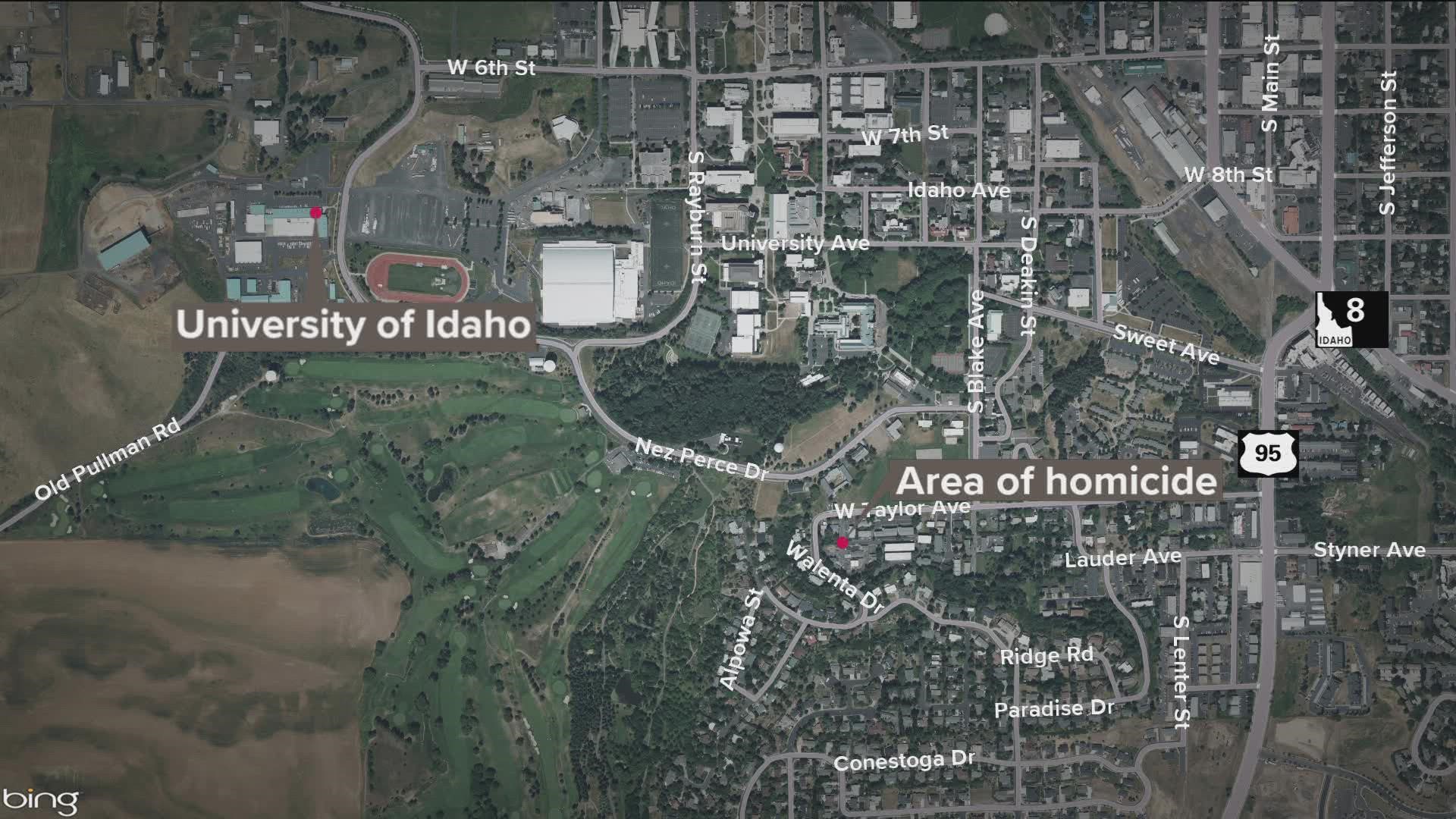 Homicide Reported Near University Of Idaho Campus In Moscow