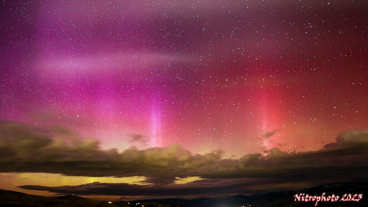 PHOTOS: Northern Lights put on stunning show in Idaho