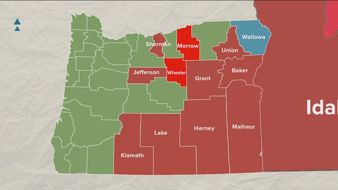 Two More Oregon Counties Vote To Join Greater Idaho Movement