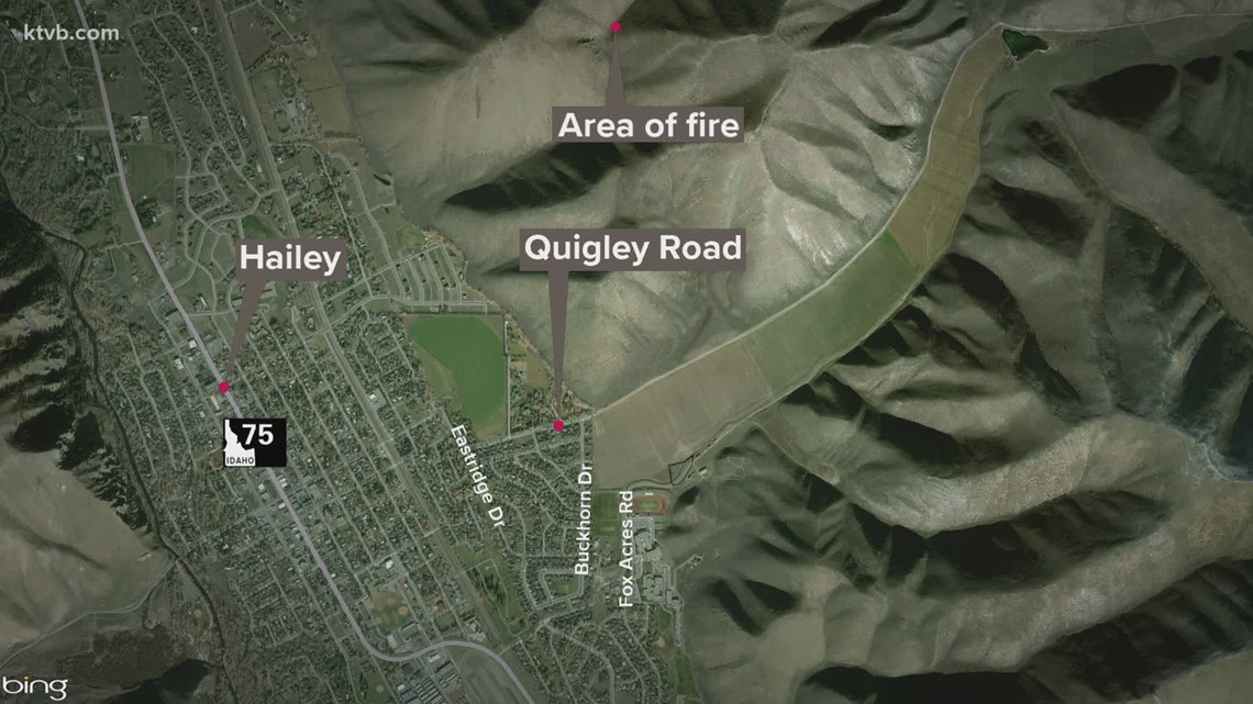 Wildfire Burning Near Hailey Residents Told To Prepare To Evacuate Ktvb Com
